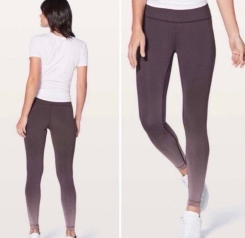 Lululemon Wunder Under Hi-Rise Tight (Ombre) 28" Ombre Boysenberry Size 4 *EUC